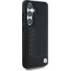 BMW Leather Big Wordmark Case for Samsung Galaxy S25 - Black - (BMW000981-0)