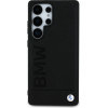 BMW Leather Big Wordmark Case for Samsung Galaxy S25 Ultra - Black - (BMW000983-0)