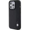 BMW Leather Blue Dots iPhone 15 Pro Max Case - Black - (BMW000703-0)