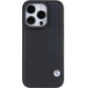 BMW Leather Blue Dots iPhone 15 Pro Max Case - Black - (BMW000703-0)