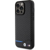 BMW Leather Carbon case for iPhone 15 Pro Max - black - (BMW000674-0)