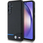 BMW Leather Carbon case for Samsung Galaxy A55 - black - (BMW000840-0)