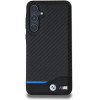 BMW Leather Carbon case for Samsung Galaxy A55 - black - (BMW000840-0)