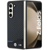 BMW Leather Carbon case for Samsung Galaxy Z Fold 5 - black - (BMW000696-0)