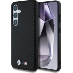BMW Leather Carbon MagSafe Case for Samsung Galaxy S25 - Black - (BMW000995-0)