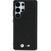 BMW Leather Carbon MagSafe Case for Samsung Galaxy S25 Ultra - Black - (BMW000997-0)
