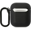 BMW Leather Color Lines Case for AirPods 1 / 2 - Black - (BMW000594-0)