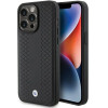 BMW Leather Diamond Pattern case for iPhone 15 Pro Max - black - (BMW000705-0)