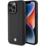 BMW Leather Diamond Pattern case for iPhone 15 Pro Max - black - (BMW000705-0)