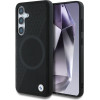 BMW Leather Half Textured MagSafe Case for Samsung Galaxy S25 - Black - (BMW000986-0)