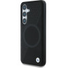 BMW Leather Half Textured MagSafe Case for Samsung Galaxy S25 - Black - (BMW000986-0)