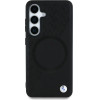 BMW Leather Half Textured MagSafe Case for Samsung Galaxy S25 - Black - (BMW000986-0)