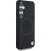 BMW Leather Half Textured MagSafe Case for Samsung Galaxy S25 - Black - (BMW000986-0)