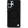 BMW Leather Half Textured MagSafe Case for Samsung Galaxy S25 Ultra - Black - (BMW000987-0)