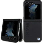 BMW Leather Hot Stamp case for Samsung Galaxy Z Flip 5 - black - (BMW000741-0)