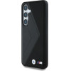 BMW Leather Oversized Stripes MagSafe case for Samsung Galaxy S25 - black - (BMW000988-0)