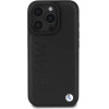 BMW Leather Hot Stamp MagSafe iPhone 16 Pro Case - Black - (BMW000897-0)