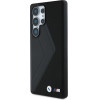 BMW Leather Oversized Stripes MagSafe case for Samsung Galaxy S25 Ultra - black - (BMW000989-0)