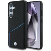 BMW Leather Textured and Smooth MagSafe Case for Samsung Galaxy S25 - Black - (BMW000984-0)