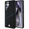 BMW Leather Textured and Smooth MagSafe case for Samsung Galaxy S25 Ultra - black - (BMW000985-0)