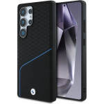 BMW Leather Textured and Smooth MagSafe case for Samsung Galaxy S25 Ultra - black - (BMW000985-0)