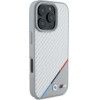 BMW M Carbon Tricolor Line MagSafe Case for iPhone 16 Pro - Gray - (BMW000871-0)