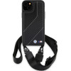 BMW M Edition Carbon Stripe & Strap case for iPhone 15 Plus / 14 Plus - black - (BMW000790-0)