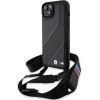 BMW M Edition Carbon Stripe & Strap case for iPhone 15 / 14 / 13 - black - (BMW000789-0)