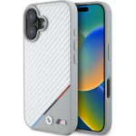 BMW M Carbon Tricolor Line MagSafe iPhone 16 Case - Gray - (BMW000870-0)