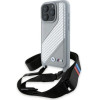 BMW M Edition Carbon Stripe & Strap iPhone 16 Pro Case - Gray - (BMW000942-0)