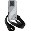 BMW M Edition Carbon Stripe & Strap iPhone 16 Pro Case - Gray - (BMW000942-0)