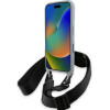 BMW M Edition Carbon Stripe & Strap iPhone 16 Pro Max Case - Gray - (BMW000943-0)