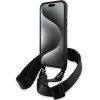 BMW M Edition Carbon Tricolor Lines & Strap case for iPhone 15 Plus / 14 Plus - black - (BMW000794-0)