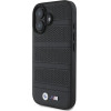 BMW M Perforated And Stitched Line MagSafe case for iPhone 16 - black - (BMW000865-0)