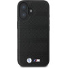 BMW M Perforated And Stitched Line MagSafe case for iPhone 16 - black - (BMW000865-0)