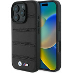 BMW M Perforated And Stitched Line MagSafe case for iPhone 16 Pro - black - (BMW000864-0)