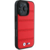 BMW M Perforated And Stitched Line MagSafe case for iPhone 16 Pro Max - red - (BMW000920-0)