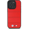 BMW M Perforated And Stitched Line MagSafe case for iPhone 16 Pro - red - (BMW000866-0)