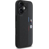 BMW M Perforated Tricolor Detail Line iPhone 16 Case - Black - (BMW000856-0)