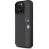 BMW M Perforated Tricolor Detail Line iPhone 16 Pro Case - Dark Gray - (BMW000860-0)
