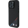 BMW M Perforated Tricolor Line MagSafe Case for iPhone 16 Pro - Black - (BMW000853-0)