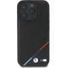 BMW M Perforated Tricolor Line MagSafe Case for iPhone 16 Pro - Black - (BMW000853-0)