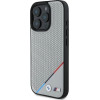 BMW M Perforated Tricolor Line MagSafe Case for iPhone 16 Pro - Gray - (BMW000855-0)