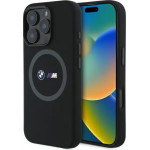 BMW M Silicone Printed Ring MagSafe Case for iPhone 16 Pro Max - Black - (BMW000954-0)