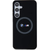 BMW M Silicone Printed Ring MagSafe case for Samsung Galaxy S24+ - black - (BMW000805-0)