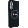 BMW M Silicone Printed Ring MagSafe case for Samsung Galaxy S24+ - black - (BMW000805-0)