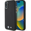 BMW M Smooth Full Wrapped Metal MagSafe Case for iPhone 16 Plus - Black - (BMW000921-0)