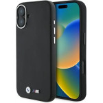 BMW M Smooth Full Wrapped Metal MagSafe Case for iPhone 16 Plus - Black - (BMW000921-0)