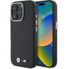 BMW M Smooth Full Wrapped Metal MagSafe Case for iPhone 16 Pro - Black - (BMW000958-0)