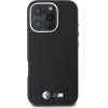 BMW M Smooth Full Wrapped Metal MagSafe Case for iPhone 16 Pro - Black - (BMW000958-0)